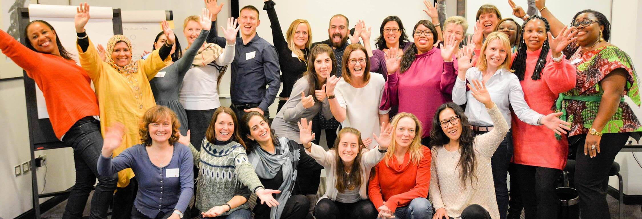Image of the coaching academy students